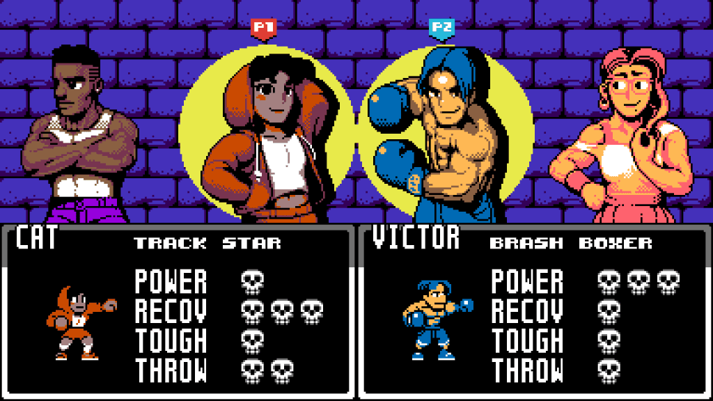 gameplay screenshot of Fist Hell from UFO 50