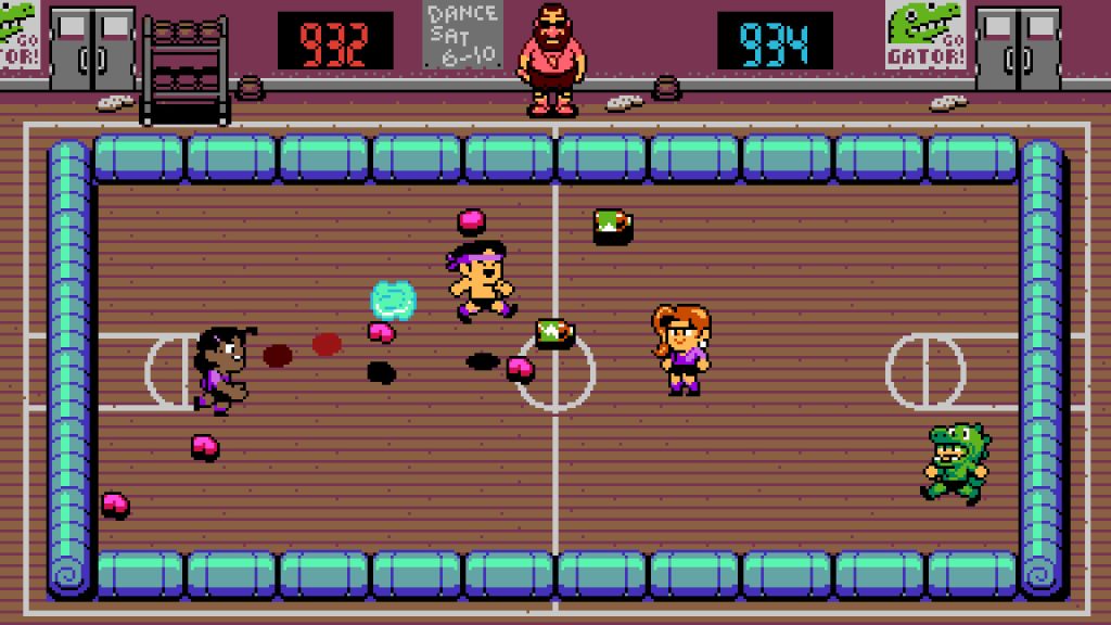 gameplay screenshot of Hot Foot from UFO 50