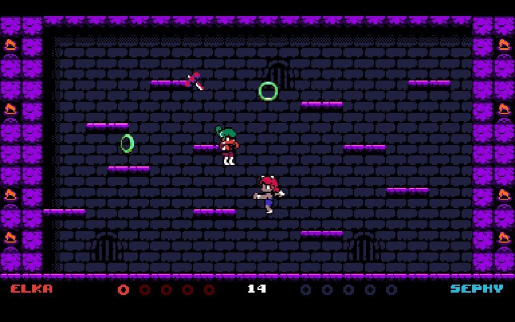 gameplay screenshot of Hyper Contender from UFO 50