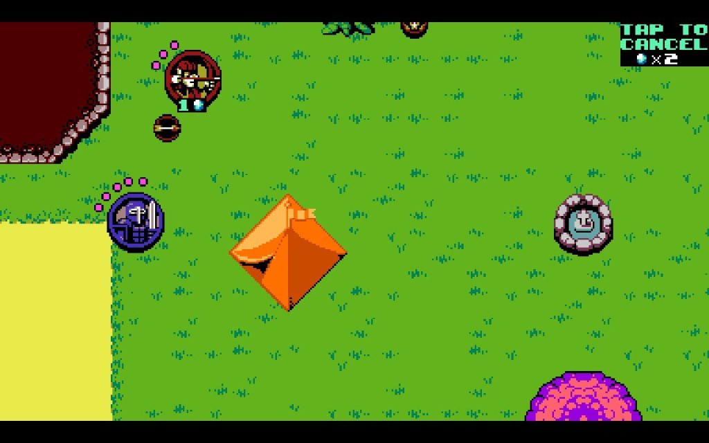 gameplay screenshot of Lords of Diskonia from UFO 50
