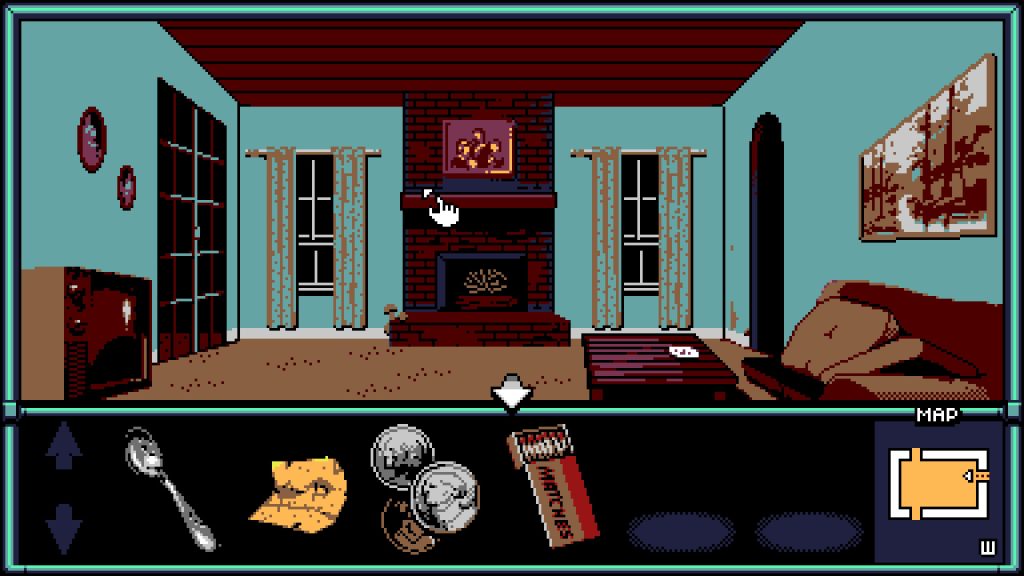 gameplay screenshot of Night Manor from UFO 50