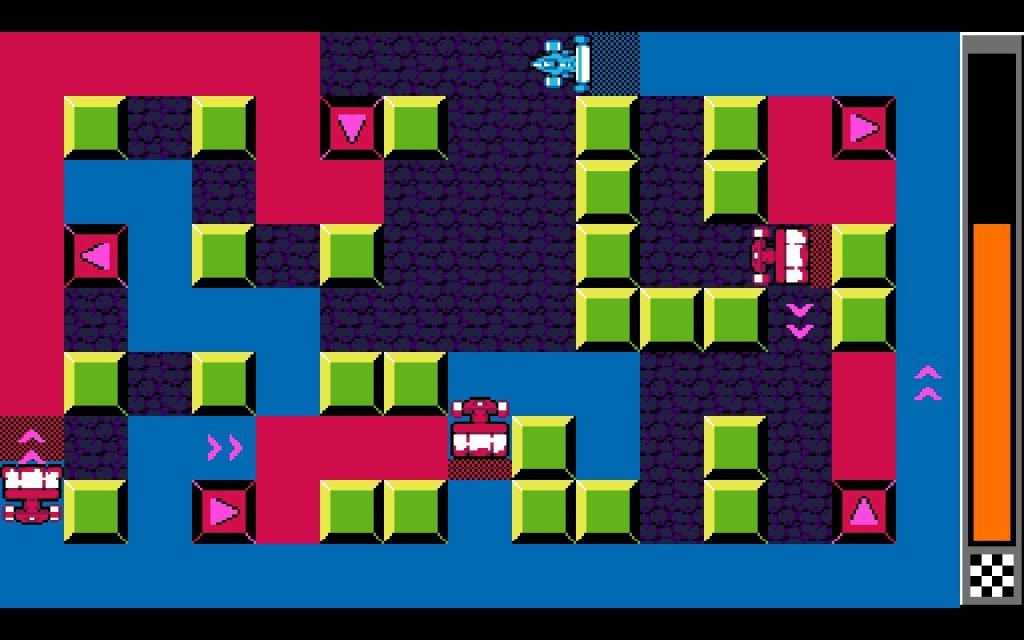 gameplay screenshot of Paint Chase from UFO 50