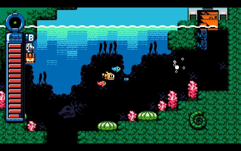 gameplay screenshot of Porgy from UFO 50