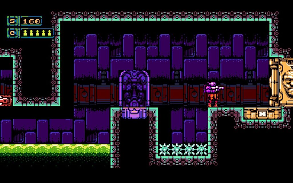 gameplay screenshot of Vainger from UFO 50
