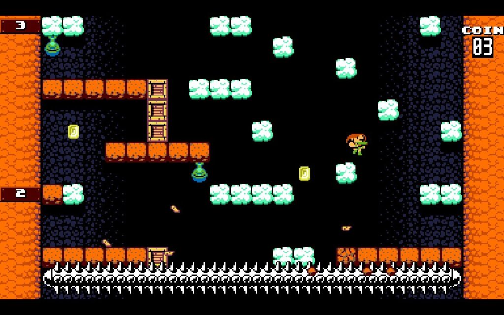 gameplay screenshot of Velgress from UFO 50