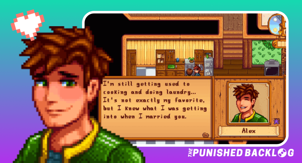 Photo of Alex, a bachelor romance option in Stardew Valley