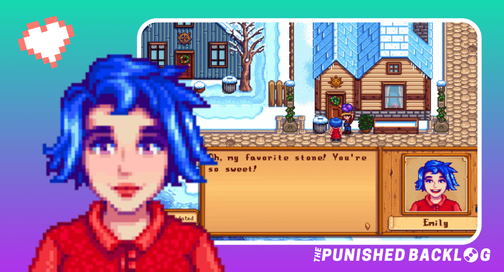 Photo of Emily, a bachelorette romance option in Stardew Valley