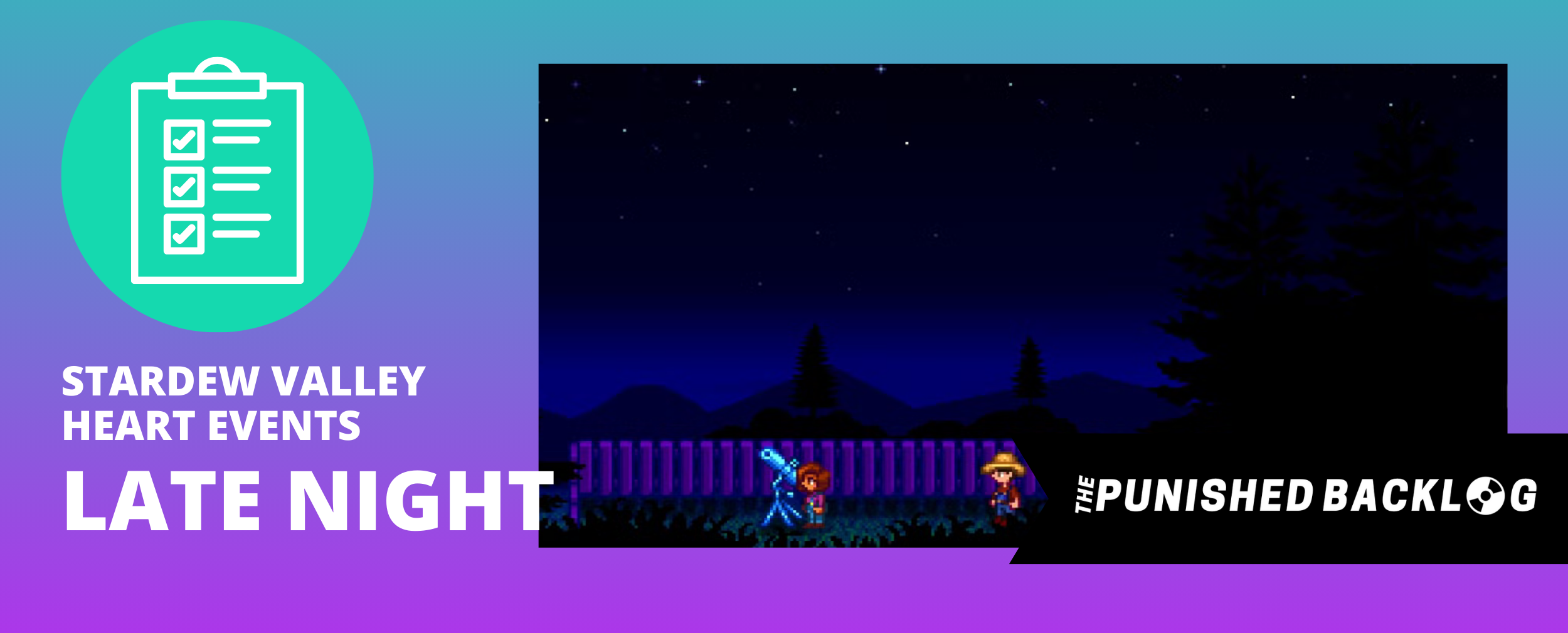 Stardew Valley heart events - late night