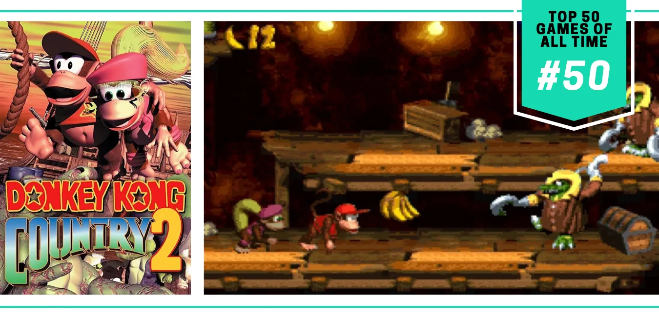 Best Video Games of All Time - Top 50 List - Donkey Kong Country 2: Diddy's Kong Quest