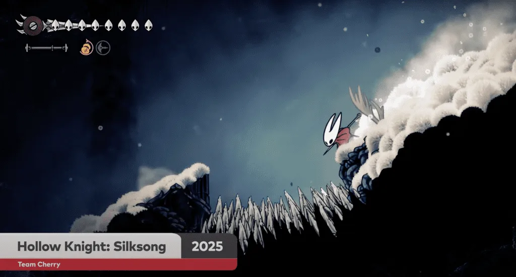 Promotional clip for Silksong at the Nintendo Switch 2 reveal event