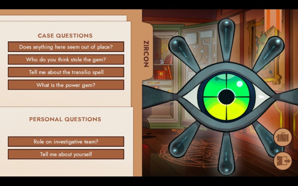 Arcane Investigations Review - What's All That Racket - Ace Attorney-inspired investigation game