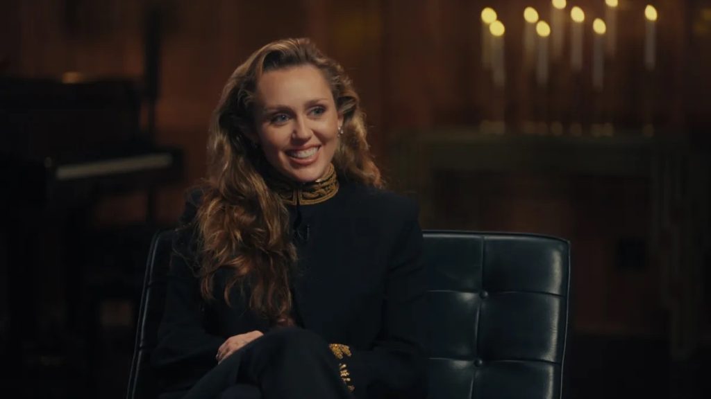 Miley Cyrus in an interview with Zane Lowe for Apple Music