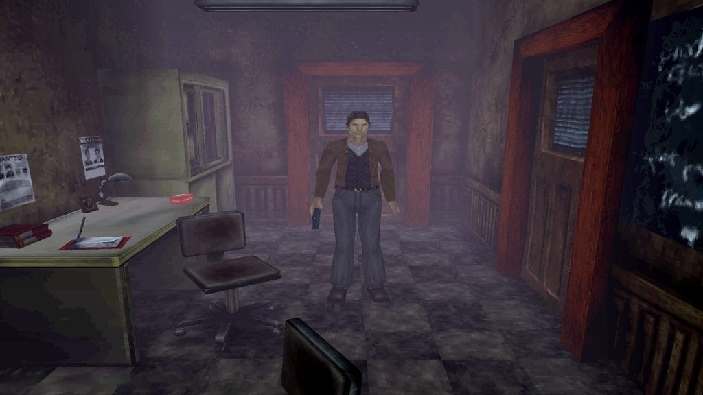 Silent Hill - Harry Mason in the office
