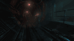 A screenshot of SOMA, a 2015 horror game with an astronaut exploring an abandoned space station