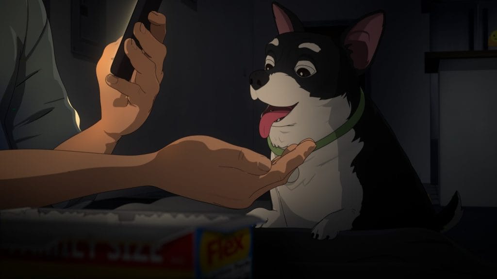 Dispatch Episodes 1 & 2 Review: an adorable black and white puppy