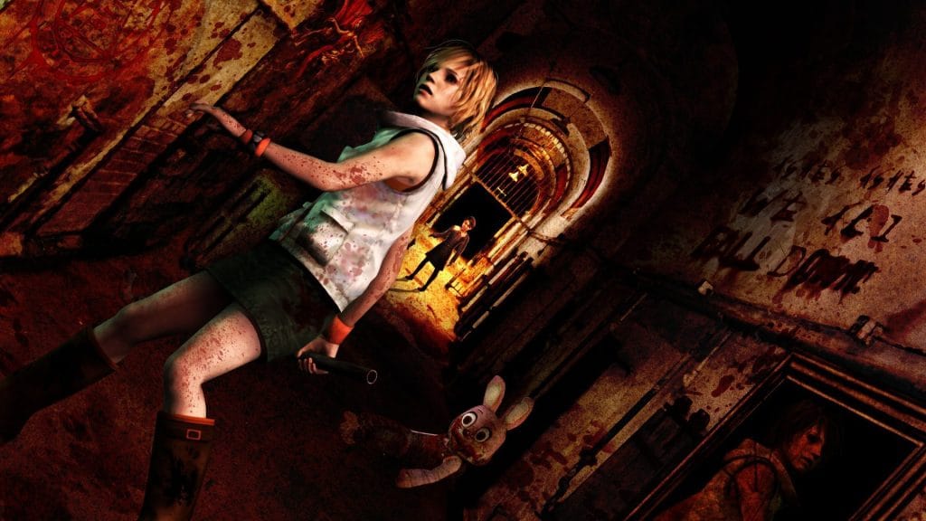 Silent Hill 3 - Heather Mason in a creepy hallway