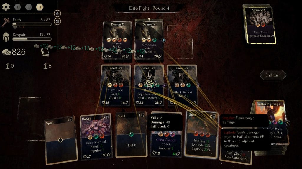 Faith in Despair Review - screenshot of an Elite Fight