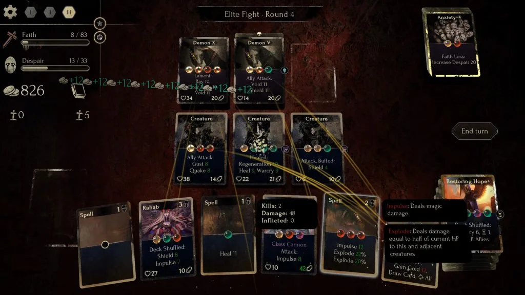 Faith in Despair Review - screenshot of an Elite Fight