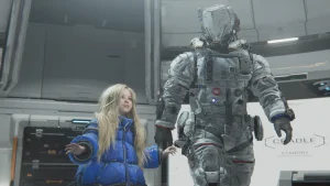 Pragmata Sketchbook Demo Impressions - photo of protagonists Hugh and Diana