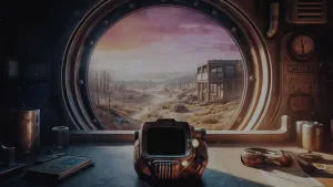 Screenshot from "The Midnight Oil" Fallout Call-In Radio Show by Good Knights Sleep