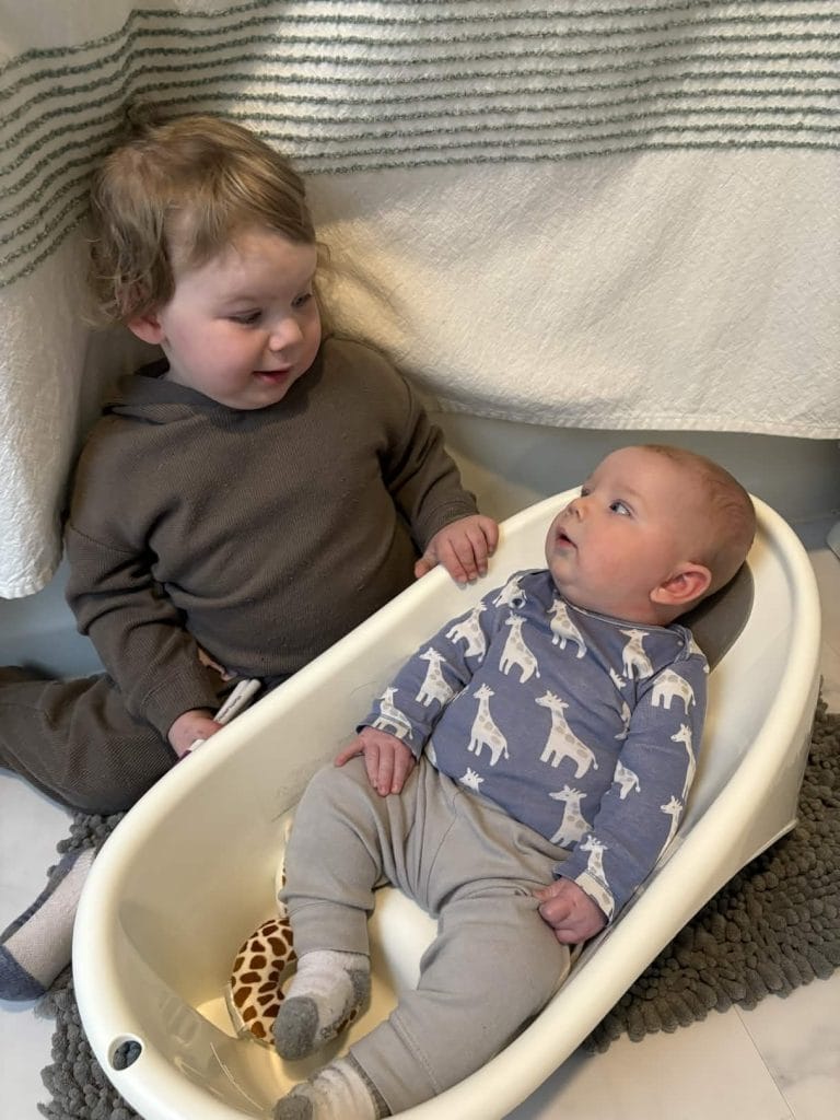 A picture of Zack Gulinello's two beautiful children