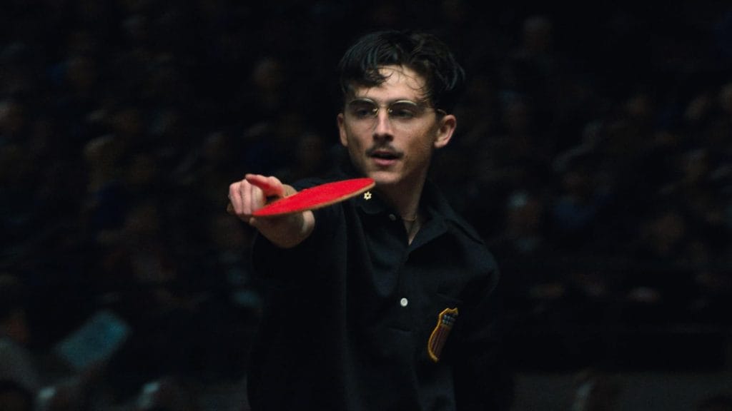 Timothee Chalamet in Marty Supreme - 2026 Oscar Best Picture Nominees Ranked