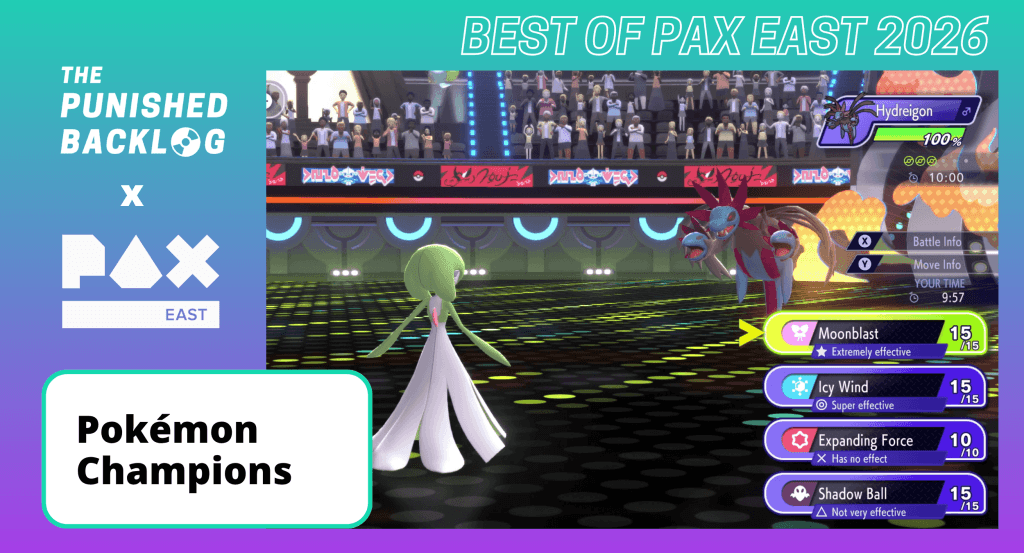 Screenshot of Pokémon Champions, demoed at PAX East 2026