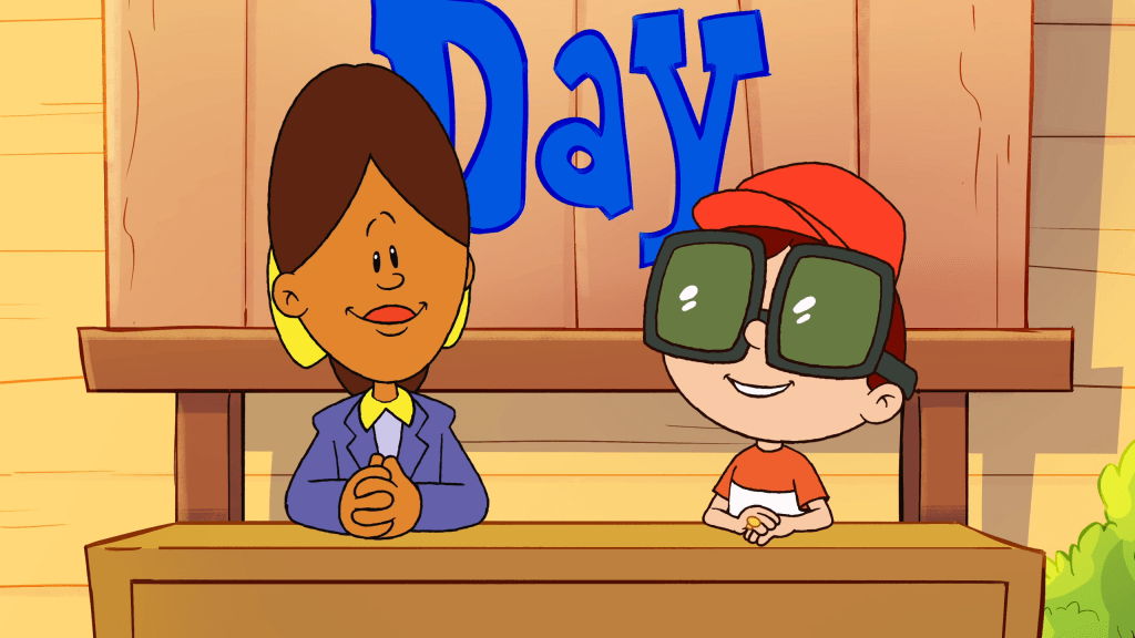 Sunny Day and Vinnie the Gooch in Backyard Sports: The Animated Special (2026)