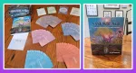 An image showing the box art of the Assemblage TTRPG and cards from two different angles with a teal and purple background, featured in an Assemblage TTRPG review