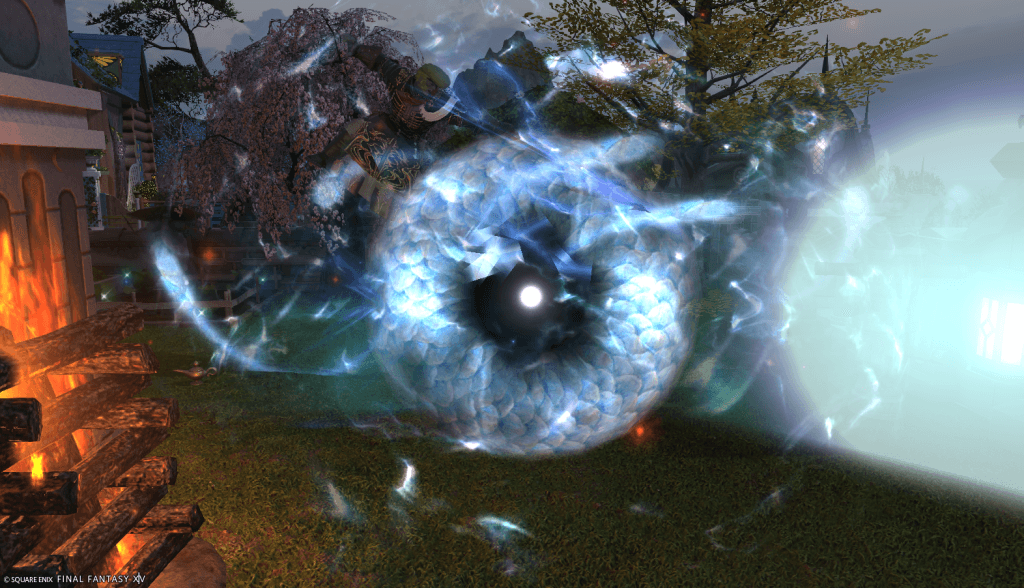 Screenshot of the Dragoon class in the Final Fantasy XIV: Evercold expansion