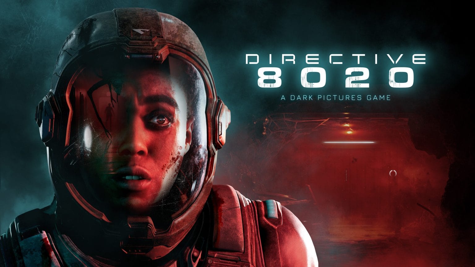 Directive 8020 Review: Hollow Horror The key art image for Directive 8020 in a review, showing a scared astronaut and the title of the game.