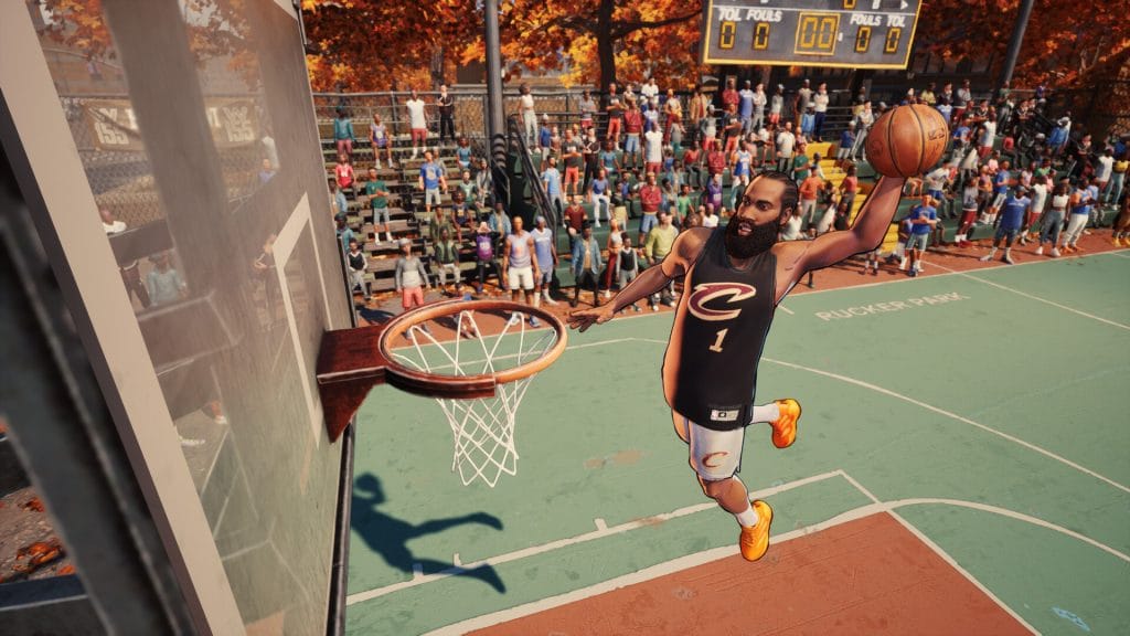 NBA The Run Review - James Harden dunking the ball