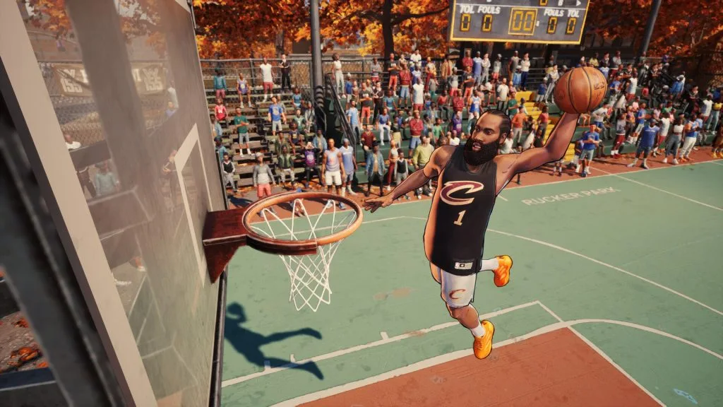 NBA The Run Review - James Harden dunking the ball