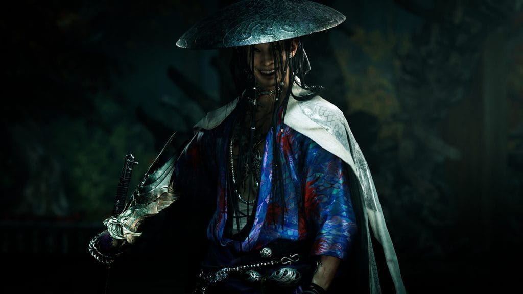 Onimusha: Way of the Sword Demo Impressions - close-up shot of Sasaki Ganryu before a boss battle