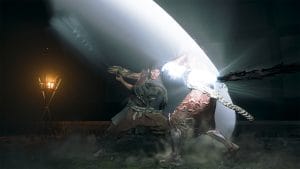 Onimusha: Way of the Sword Demo Impressions - Miyamoto Musashi cutting down an enemy creature