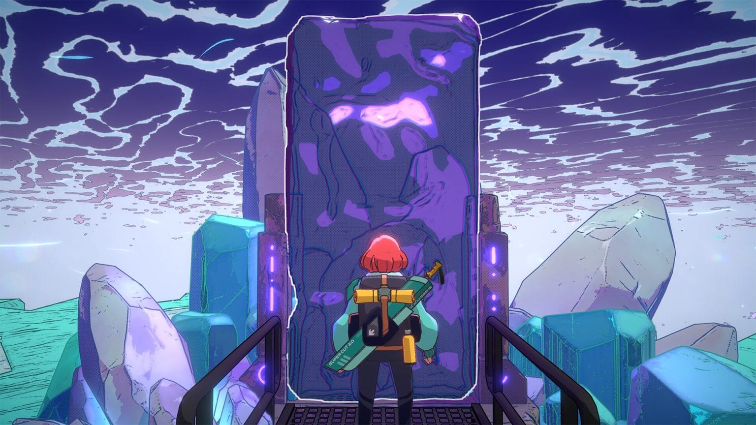 Dungeons of Hinterberg Made Me Finally Appreciate Dungeon Crawlers Dungeons of Hinterburg - a screenshot of the main character, a red-haired young woman named Luisa, standing in front of a magical portal. Featured in an op-ed about level design and game design in indie games.