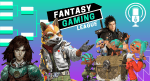 A graphic for The Punished Backlog's "Fantasy Gaming League" (and text to that effect as well) featuring characters from new games including Odessa from No Rest for the Wicked, Star Fox from the Star Fox remake, Zack from Final Fantasy VII Revelation, and Splatoon Raiders.