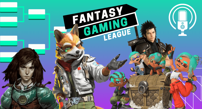 The Punished Podcast: Episode 29 – 2026 Fantasy Waiver Wire #1 A graphic for The Punished Backlog's "Fantasy Gaming League" (and text to that effect as well) featuring characters from new games including Odessa from No Rest for the Wicked, Star Fox from the Star Fox remake, Zack from Final Fantasy VII Revelation, and Splatoon Raiders.