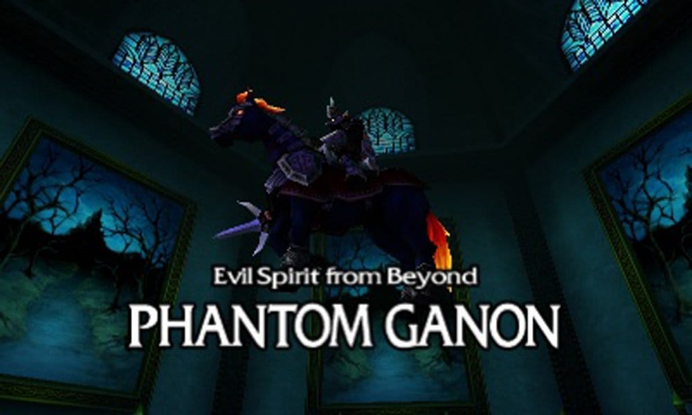 The Legend of Zelda: Ocarina of Time - the introduction of boss battle Phantom Ganon, with the text on screen calling him "Evil Spirit from Beyond"