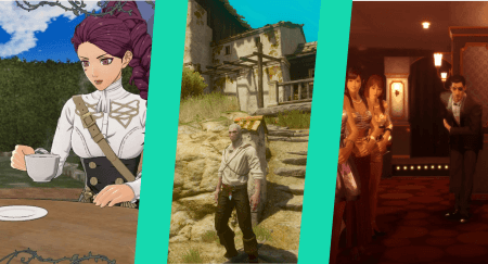 The 3 Best Cozy Sections of Big Video Games The best cozy sections of big video games: Garreg Mach Monastery in Fire Emblem Three Houses, Corvo Bianco in The Witcher 3 Wild Hunt Blood and Wine, and Club Sunshine in Yakuza 0. This cover image shows tea time with Petra in Fire Emblem Three Houses, Geralt standing in front of Corvo Bianco, and Majima with women welcoming guests to Club Sunshine, split up by teal slashes.