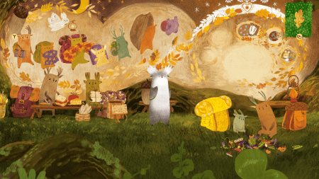 Tukoni: Forest Keepers Review: A Picture-Perfect Cozy Game Tukoni: Forest Keepers Review - A screenshot of art showing forest creatures in a cozy game exploring a forest setting.