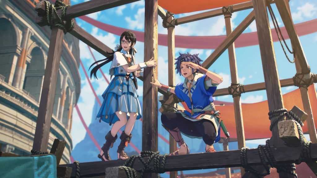 Fire Emblem: Fortune's Weave Review - Screenshot of Cai looking out at the world. 